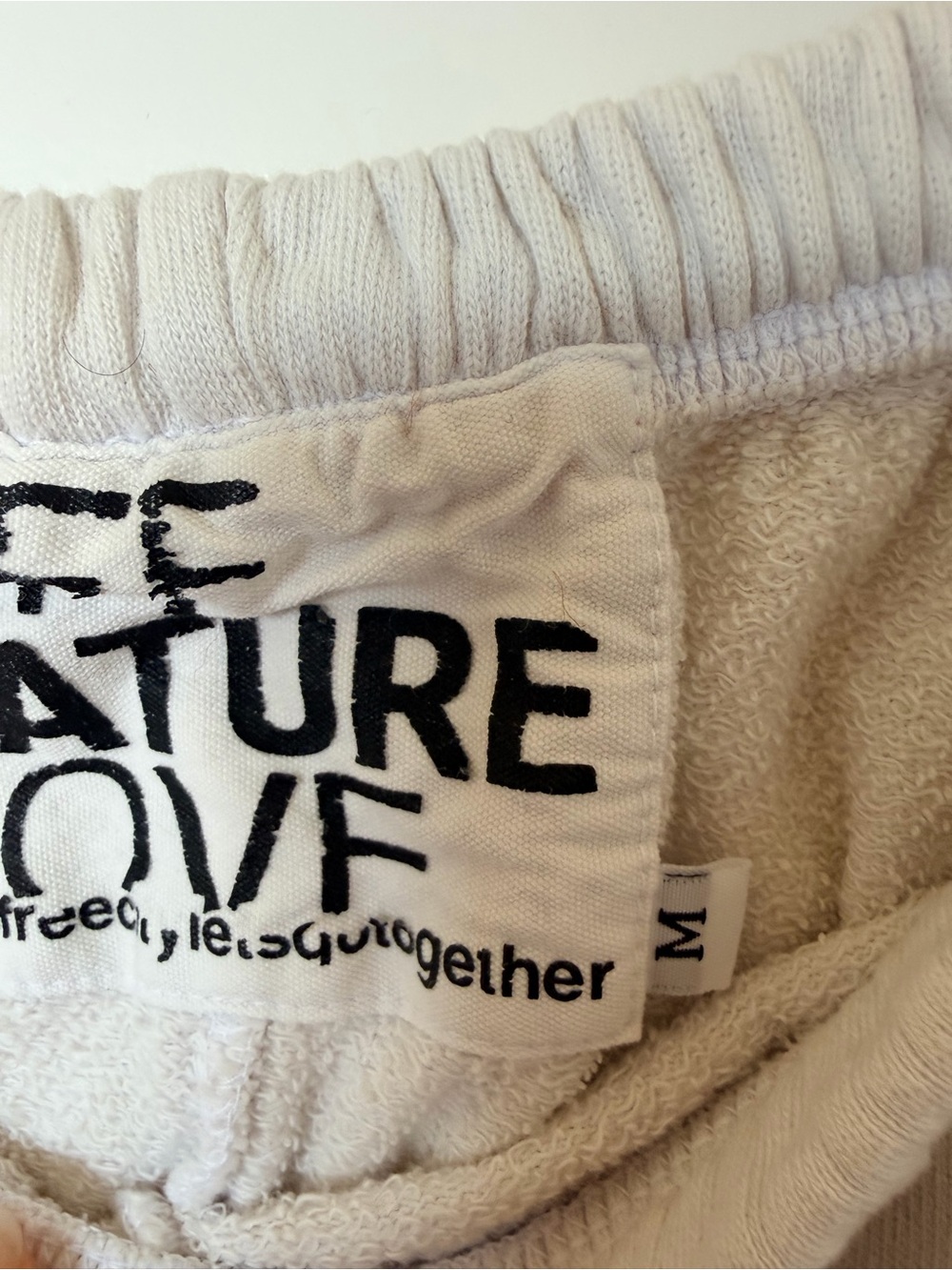 Freecity Cutoffs in Superwhite - Picture 6 of 7
